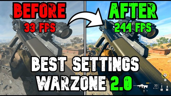 Best PC Settings for COD Warzone 2 (Optimize FPS & Visibility)