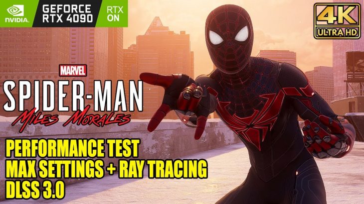 Spider-Man: Miles Morales (PC) Max Settings & Ray Tracing 4K Gameplay | RTX 4090 ✔