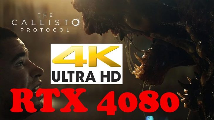 The Callisto Protocol (PC) Max Settings 4K60FPS NVIDIA RTX 4080 with FPS Counter