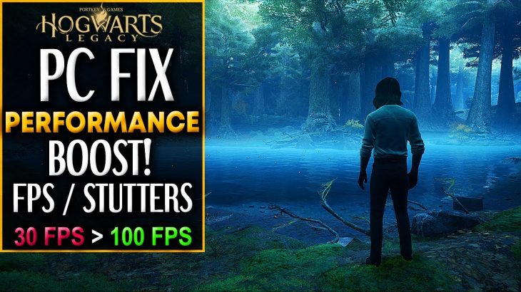 Hogwarts Legacy PC Performance Fix With MAX QUALITY – 30fps To 100+fps