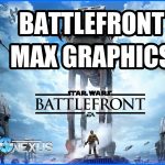 Star Wars Battlefront Ultra (PC Max Graphics) Bench Course 4K