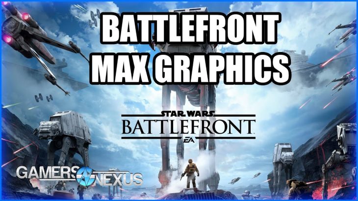 Star Wars Battlefront Ultra (PC Max Graphics) Bench Course 4K