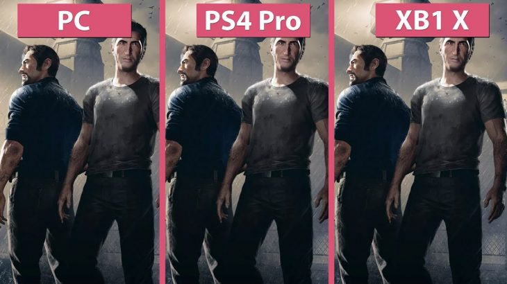 [4K] A Way Out – PC Max vs. PS4 Pro v.s Xbox One X Graphics Comparison