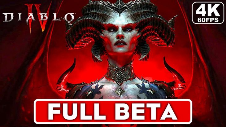 DIABLO 4 Gameplay Walkthrough Part 1 FULL BETA [4K 60FPS PC ULTRA] – No Commentary
