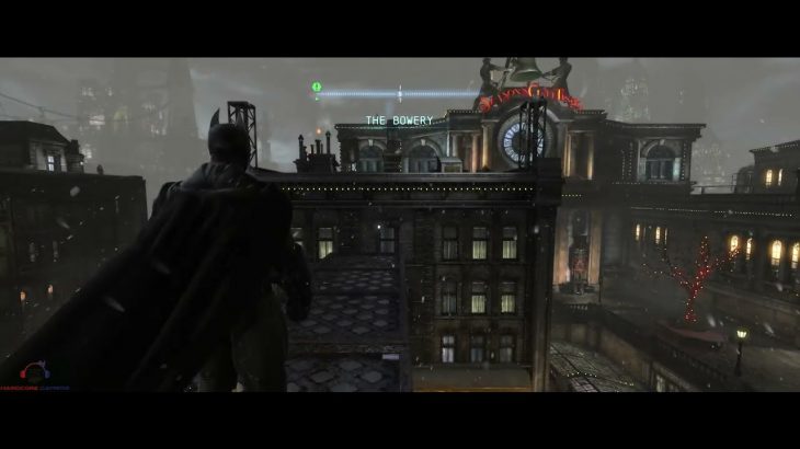 Batman Arkham Origins PC Max Settings Ultrawide Gameplay – Beating Thugs up at the Bowery