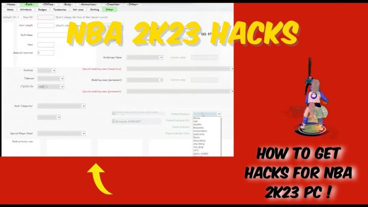 HOW TO GET HACKS IN NBA 2k23 PC! Max Badges, Max attributes, Auto Green! Easypark 2k