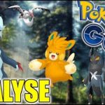 Analyse de Gambex, Pohmarmotte, Lestombaile & Glaivodo dans Pokémon Go