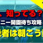 【劇的に変わる】ディズニーランド6:45到着からの入園時間と10時までの最適な楽しみ方！：11月12月クリスマス対応