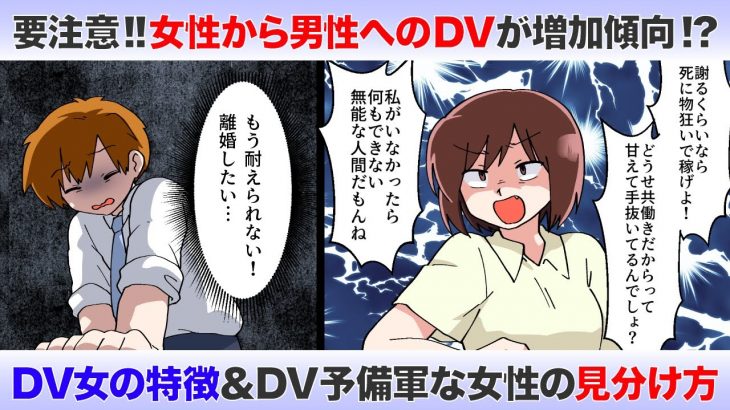 【男性要注意】女性からのDVが増加傾向！？DV女の特徴＆予備軍な女性の見分け方【独身アラサーOLの日常】