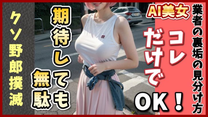 【AI美女で釣る業者】実例解説！ニセ裏垢女子、業者アカの見分け方はコレだけ！本物のオフパコ女子と出会うなら知らないとヤバい！