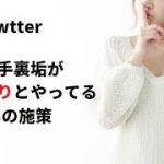 【本当は言いたくない】Twitter裏垢でこっそりと大手裏垢がやってる3の施策