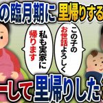 【2ch修羅場スレ】義実家に里帰りする義妹をスルーして42歳で臨月中の私も里帰りした結果ｗ【2ch修羅場スレ・ゆっくり解説】【作業用】