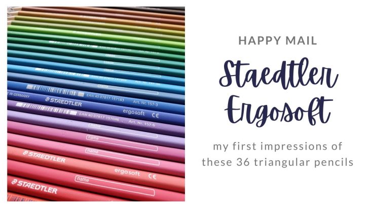 Swatching and Checking Out Staedtler Ergosoft | Happy Mail!