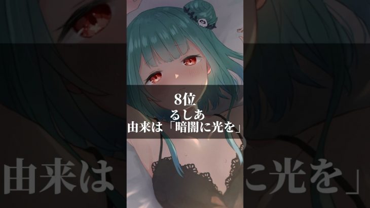 【閲覧注意】子供につけてはいけないVtuber名前ランキング【炎上覚悟】 #キラキラネーム #潤羽るしあ