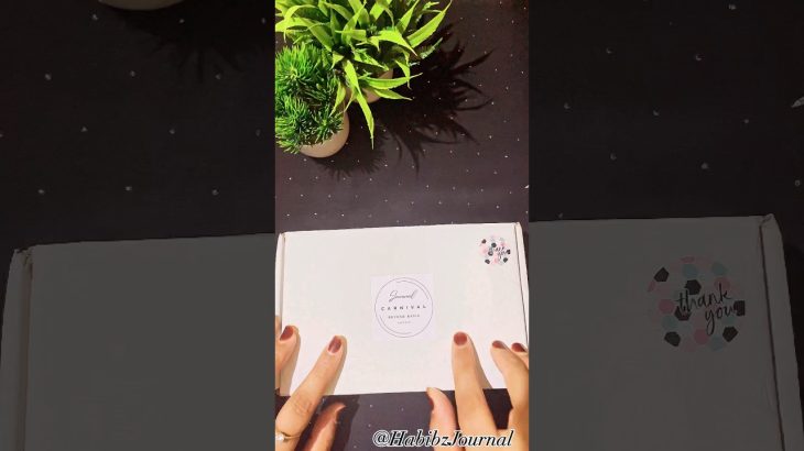 🥀Unboxing with Habibz🥀 #art #habibzjournal #diy #journal #shorts #trending #happymail