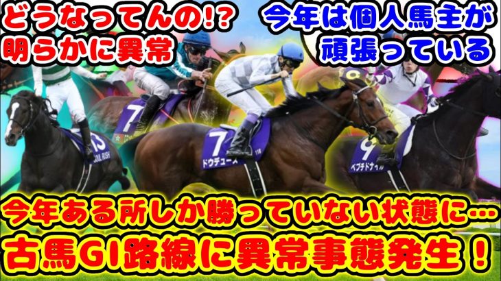 【競馬】2024年古馬G1路線に異常事態発生が話題に！！【競馬の反応集】