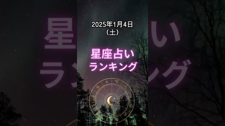 25:01:04（土）  星座占いランキング