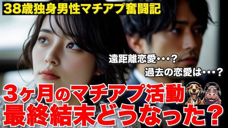 【恋愛】おじさんがマッチングアプリ3ヶ月やってみた結果/結婚願望がついにきた？